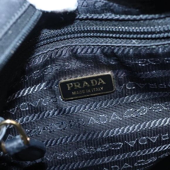 PRADA Hand Bag Nylon 2way Black Auth BA009 - Picture 10 of 16
